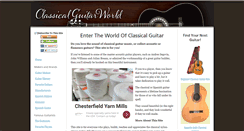 Desktop Screenshot of classical-guitar-world.com