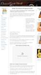 Mobile Screenshot of classical-guitar-world.com